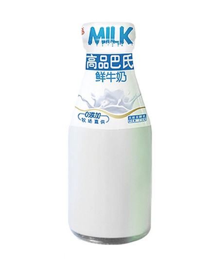 MILK玻璃瓶鮮牛奶